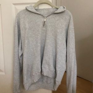 Quarter zip brandy Melville sweatshirt